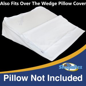 White 100% Egyptian Cotton Wedge Pillowcase (Loose Fitting ) for Our 8