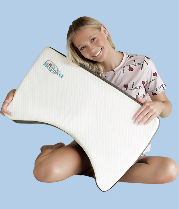 Wedge Pillow with Snuggle Side Sleeper Pillow – Sleepnitez